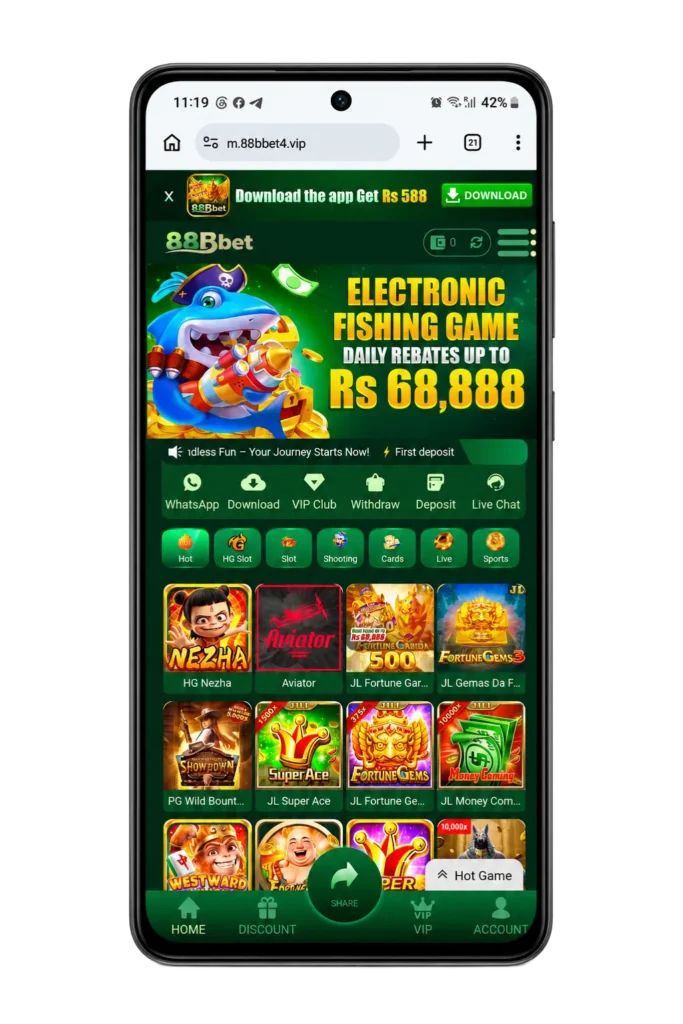 88b bet game home pic