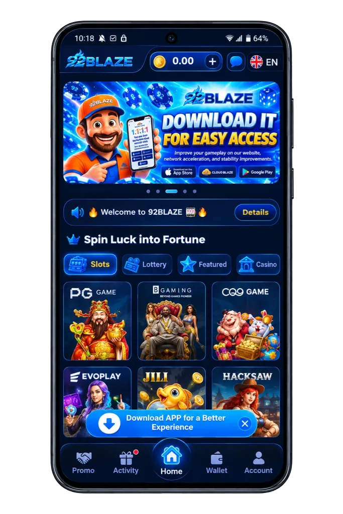 92blaze game apk home page